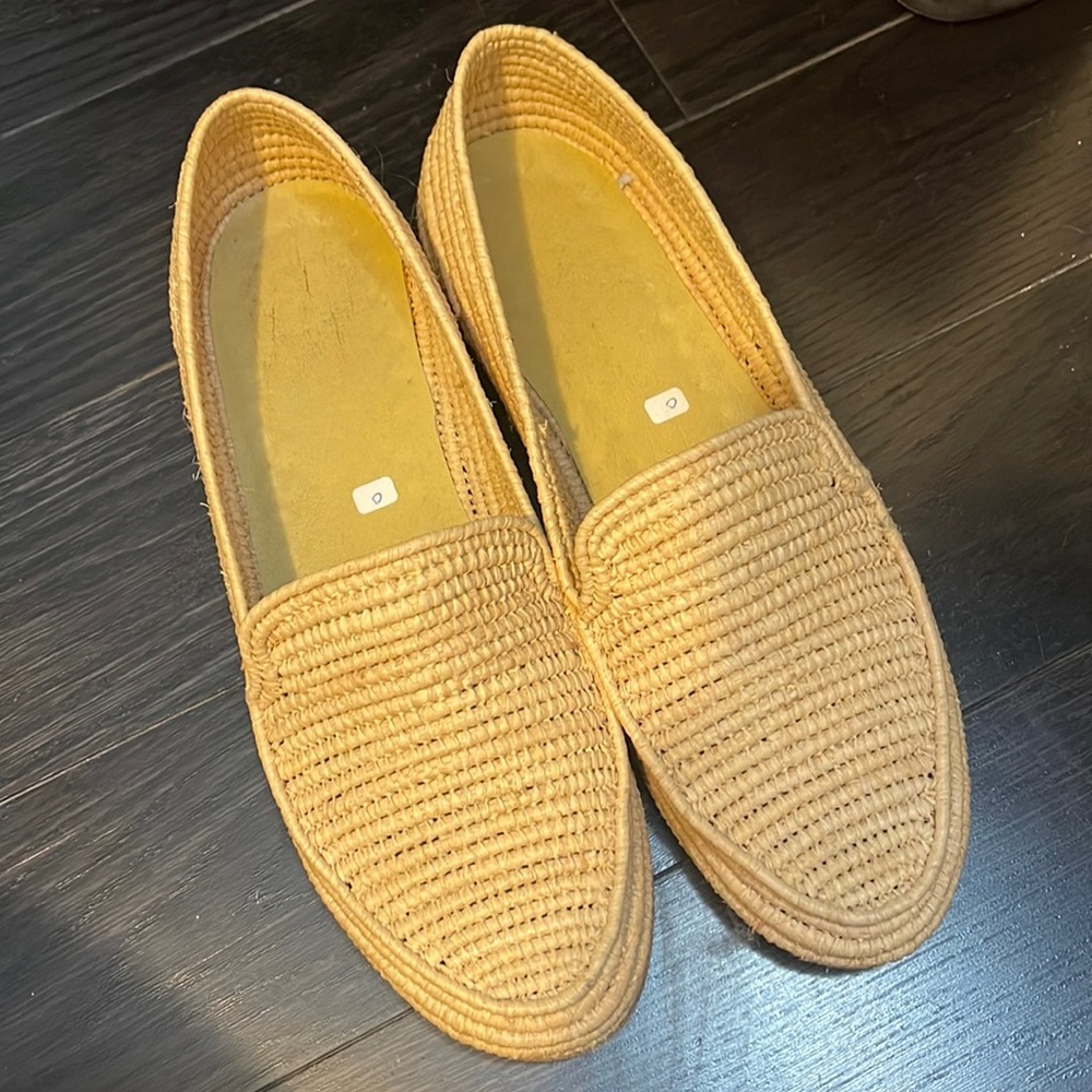 Raffia mocassin I bought in Morrocco